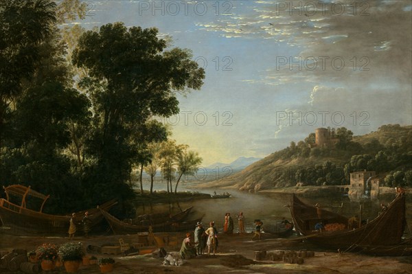 Landscape with Merchants, c. 1629.