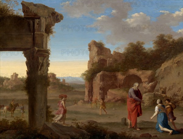 The Prophet Elijah and the Widow of Zarephath, c. 1630.