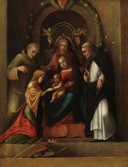 The Mystic Marriage of Saint Catherine, 1510/1515.