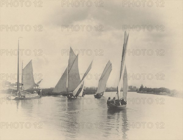 A Sailing Match at Horning, 1885.
