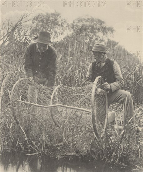 Setting Up the Bow-Net, 1886.