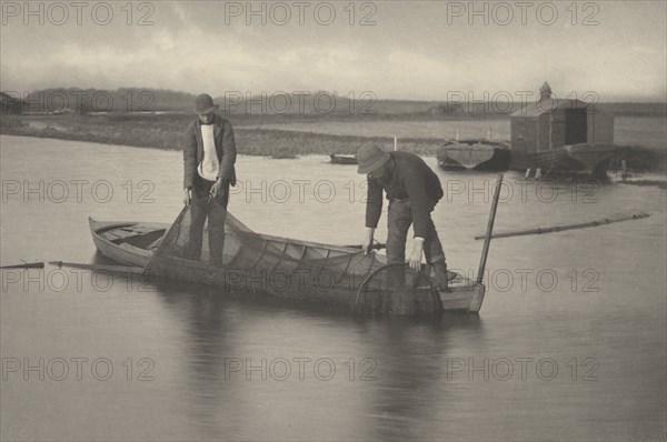 Taking Up the Eel-Net, 1886.