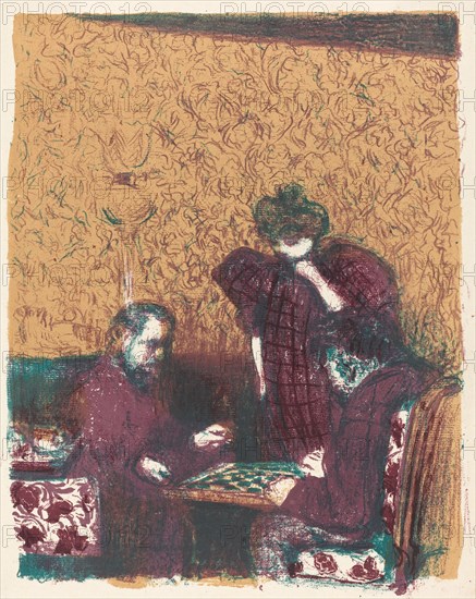 Game of Checkers (La partie de dames), 1897/1898 (published 1899).