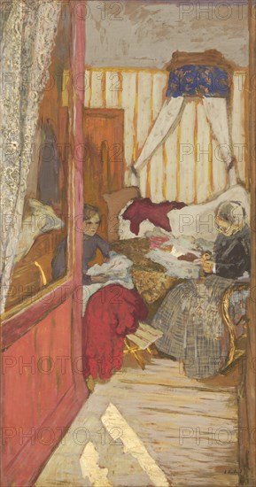 Women Sewing, c. 1912.