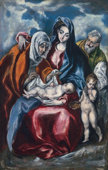 The Holy Family with Saint Anne and the Infant John the Baptist, c. 1595/1600.