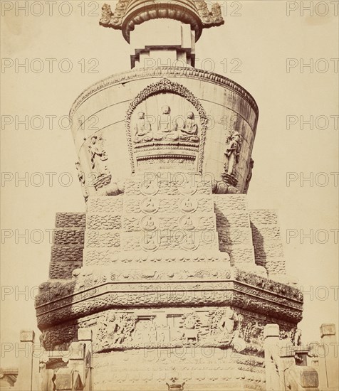 Architectural View of the Lama Temple Near Pekin, October 1860, 1860.