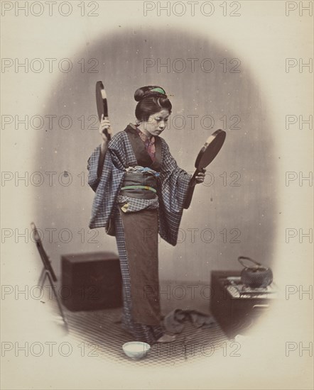 At Her Toilet, 1868.