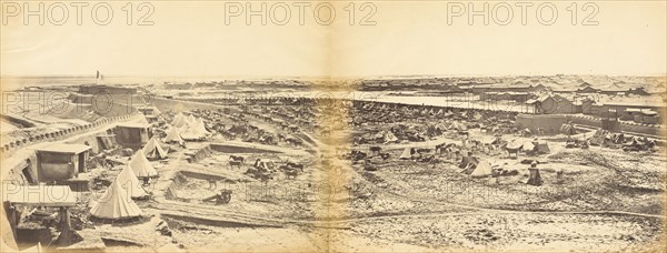 Interior of Pehtang Fort Showing Probyn's Horse, August 1, 1860, 1860.