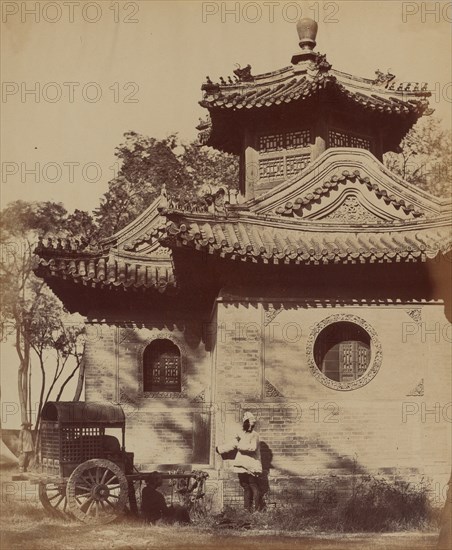 Mosque Near Pekin Occupied by the Commander-in-Chief and Lord Elgin, October 1860, 1860.