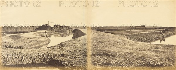 Tangkoo Fort After Its Capture, Showing the French and English Entrance, August 10, 1860, 1860.