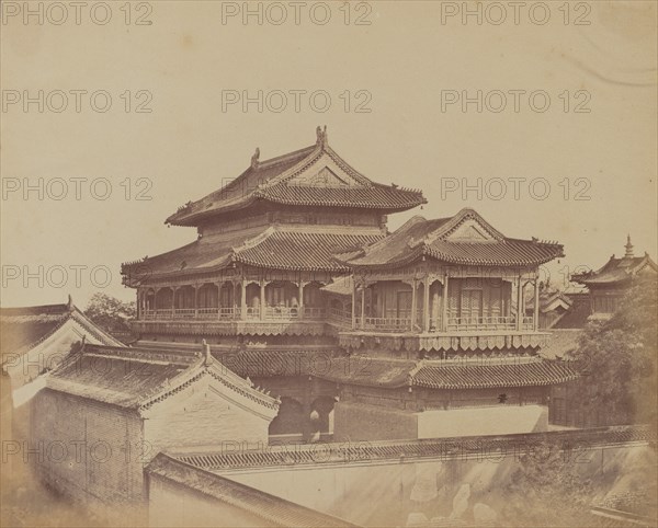 Temple of Confucius, Pekin, October 1860, 1860.