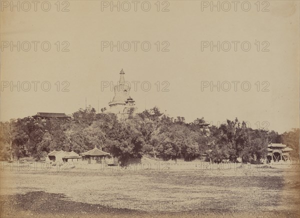 The Great Pagoda in the Imperial Winter Palace, Pekin, October 29, 1860, 1860.