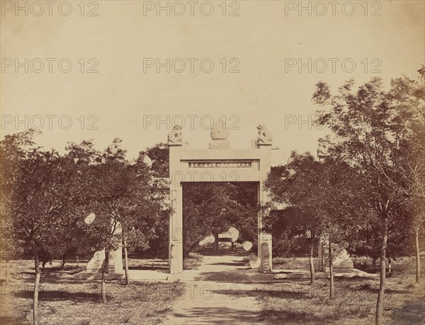 Tomb Near Palichian, the Scene of the Commencement of the Attack on September 21, 1860, 1860.