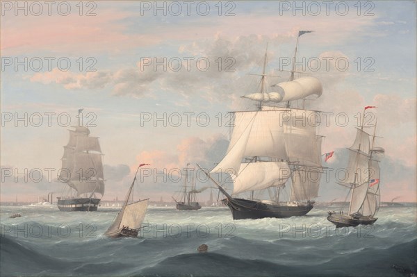 New York Harbor, 1852.