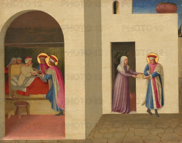 The Healing of Palladia by Saint Cosmas and Saint Damian, c. 1438/1440.