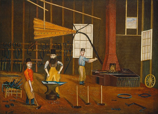 Blacksmith Shop, c. 1880.