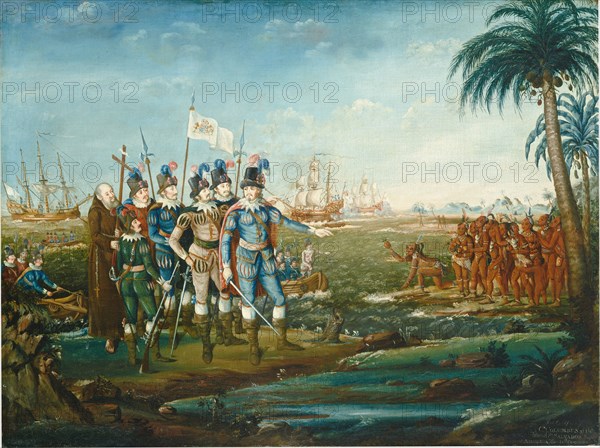 First Landing of Christopher Columbus, 1800/1805.