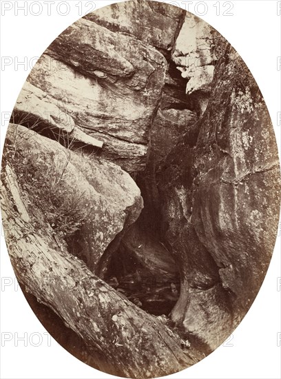 Waterfall near Williams College, c. 1870.