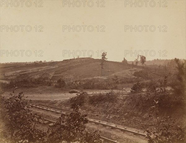 Battlefield in Atlanta, 1864.