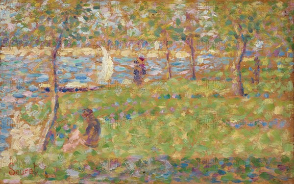 Study for "La Grande Jatte", 1884/1885.