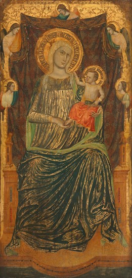 Madonna and Child with Five Angels, c. 1335.