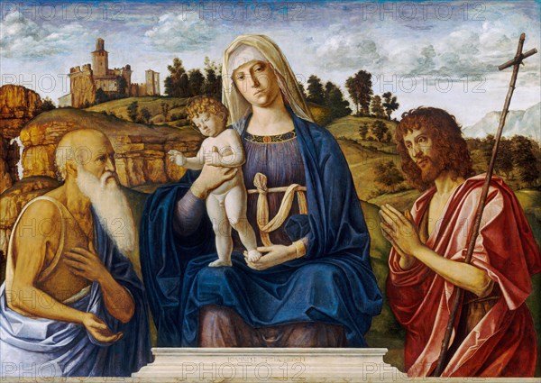 Madonna and Child with Saint Jerome and Saint John the Baptist, c. 1492/1495.