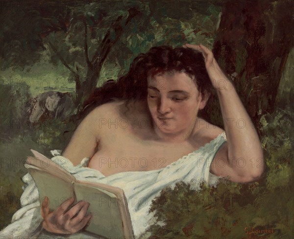 A Young Woman Reading, c. 1866/1868.