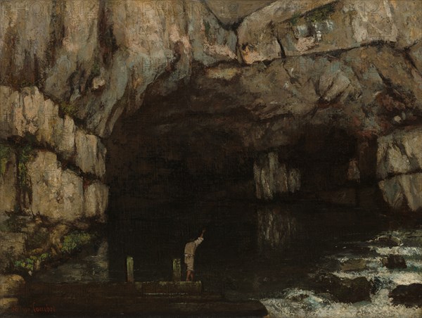 La Grotte de la Loue, 1864.