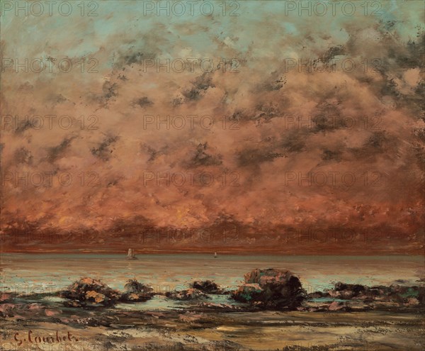 The Black Rocks at Trouville, 1865/1866.