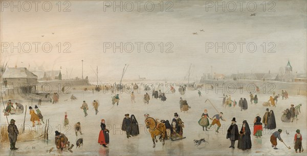 A Scene on the Ice, c. 1625.