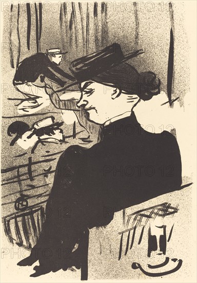 A Spectator (Une spectatrice), 1893.