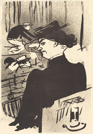 A Spectator (Une spectatrice), 1893.
