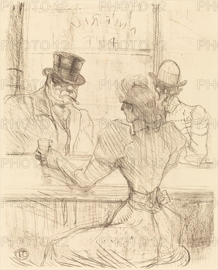 At the Picton Bar, rue Scribe (Au bar Picton, rue Scribe), 1896.