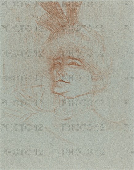 Bust of Mlle. Marcelle Lender, Turned Three Quarters (Mlle. Marcelle Lender en buste, de trois quartes), 1898.