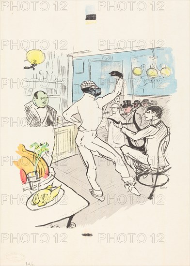 Chocolat Dancing in the Achille Bar. Rafael Padilla, a clown who performed in a Paris at the turn of the 20th century.