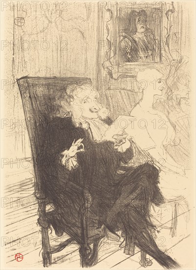 Leloir and Moreno in "Les femmes savantes" (Leloir et Moreno dans "Les femmes savantes"), 1894.