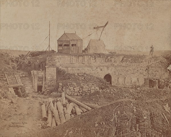 Remains of the Malakoff Tower, 1855-1856.