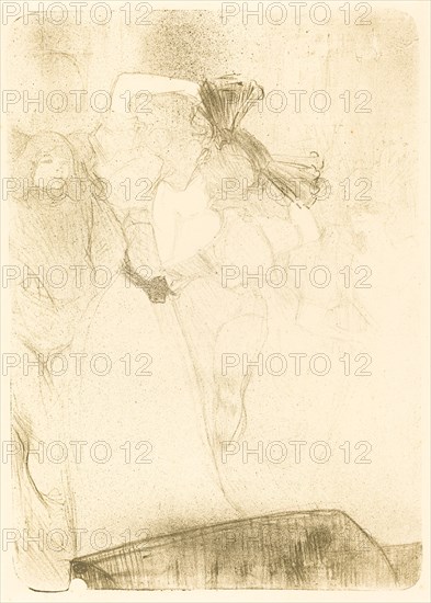 Lender from the Back Dancing the Bolero in "Chilperic" (Lender de dos, dansant le boléro dans "Chilpéric"), 1895.