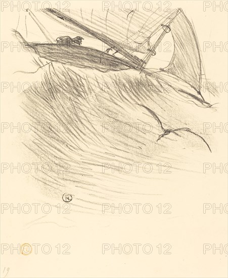 Les hirondelles de mer, 1895. Sea swallows