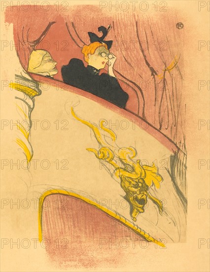 Loge with the Gilt Mask (La loge au mascaron doré), 1893.