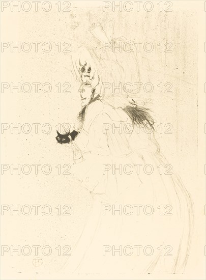 May Belfort Bowing (Miss May Belfort saluant), 1895.