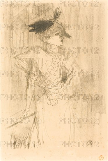Mlle. Marcelle Lender, Standing (Mlle. Marcelle Lender, debout), 1895.