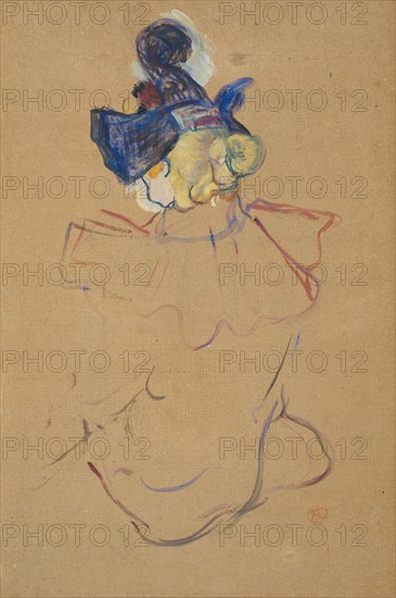 Seated Woman from Behind - Study for "Au Moulin Rouge", 1892.