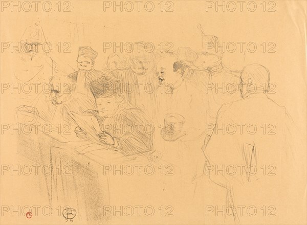 Soudais Deposition (Déposition Soudais), 1896. Getuigenis van Soudais giving evidence during the deposition of Emile Arton.