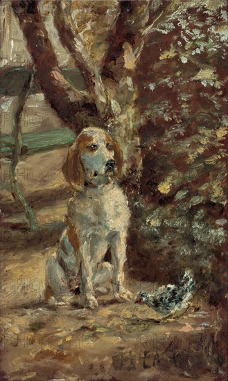 The Artist's Dog Flèche, c. 1881.