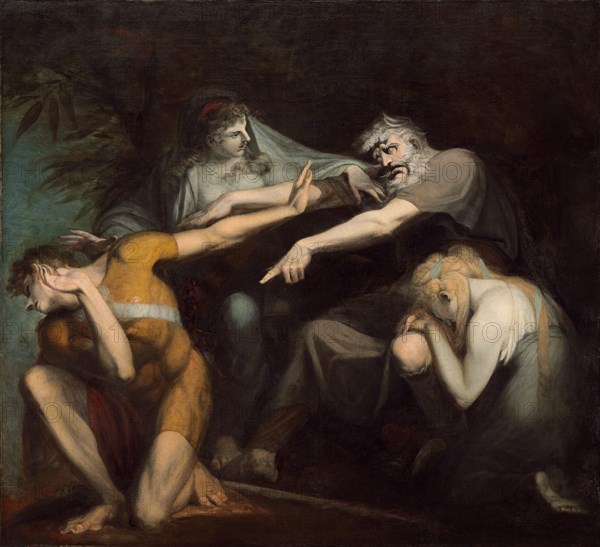 Oedipus Cursing His Son Polynices, 1786.