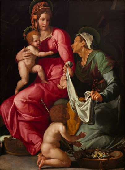 Madonna and Child with Saint Elizabeth and Saint John the Baptist, c. 1535.