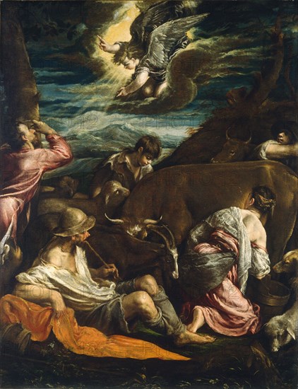 The Annunciation to the Shepherds, probably 1555/1560.