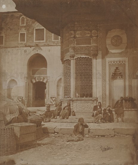 Gate to Imperial Palace and Fountain of Ahmed III, 1857.