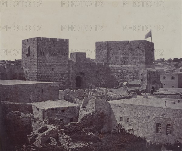 Jerusalem - Section of Old City, 1857.